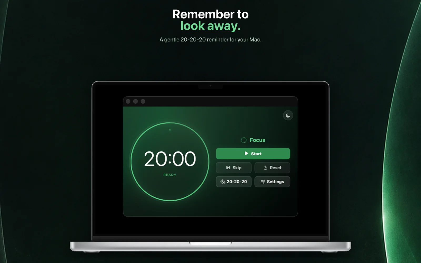 Blink focus timer on Mac